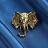 Estilo tailandês bonito óleo caindo elefante broche liga de zinco vintage estilo animal acessórios de roupas Pin Corpete