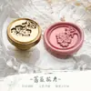 2026 Nueva Serie de Plantas Sello de Cera para Sello - Crisantemo Silvestre y Flor de Rosa Cabezal Artístico de Bronce - Venta al por Mayor desde el Fabricante