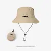 Sombrero de Pescador Impermeable Bolsa Coleccionable Sombrero de Cuenca Plegable Sombrero de Montañismo para Exteriores de Secado Rápido Sombrero de Sol para Hombres Mujeres