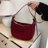 Bolsos de Diseño de Nicho para Mujer 206 Nueva Moda Retro Bolso de Hombro Cruzado Gran Capacidad Versátil Bolso Dumpling