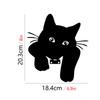 JSTY055-070 Novo Gato Preto de Metal de Ferro Encaixável Jardim Floresta Árvore Encaixável Exterior Flor Casa Decoração de Ferro
