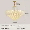 Lustre de sala de estar de luxo leve e elegante estilo francês, lustre de cristal de quarto na cor creme, luminária de jantar nova de alta qualidade na cor rosa