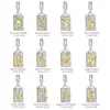 Yinziyun Original Plata de Ley S925 Colgante de Doce Constelaciones Accesorios de Joyería Estilo Europeo y Americano Versátil Cuentas para DIY