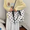 Bolsa de Gran Capacidad para Mujer, Nueva Moda de Verano 2026 Bolso de Hombro de Lunares, Bolso Tote Elegante para el Trabajo y el Día a Día