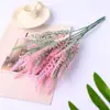 Orelhas de Trigo Artificiais Transfronteiriças, Plantas de Lavanda com 5 Galhos para Decoração de Casa, Fabricante de Buquês de Flores para Casamento e Estilo Pastoral