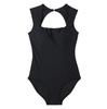 Atacado de fábrica nova roupa de banho de comércio exterior sexy sem costas modeladora de barriga cor sólida simples peça única feminina