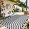 Esterilla de Picnic Clásica de Plástico a Rayas Doble Cara Más Vendida Transfronteriza, Esterilla para Ocio en el Parque y Camping, Ligera y Fácil de Transportar Esterilla de Playa