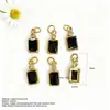 Piedra Cúbica de Zirconia Geométrica Colorida Rectangular Colgante Joyería Pulsera Collar Pendientes Colgante Accesorios DIY Materiales de Producción