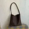 Bolsa tote grande e descontraída para mulheres, nova bolsa de ombro vintage com padrão trançado para o dia a dia, bolsa de nicho para o antebraço