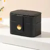 Caja de Joyería Minimalista Estilo Ins Portátil de Viaje Caja de Almacenamiento de Joyería para Pendientes, Anillos, Collares Organizador de Viaje