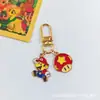 Llavero Creativo de Mario Clásico de la Infancia Hongo Rojo Colgante de Super Mario Encanto de Dibujos Animados para AirPods