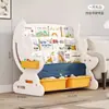 Estantería para Bebés Estante para Libros Ilustrados de Bebé Estante de Almacenamiento Piso de Múltiples Niveles Estantería para Libros Guardería Gabinete de Almacenamiento Estantería de Dibujos Animados para el Hogar
