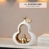 Adornos Cerámicos de Calabaza Lujo Ligero Gama Alta Sala de Estar Entrada Entrada TV Gabinete de Vino Decoraciones de Año Nuevo Festival de Primavera Sentido de Gama Alta