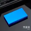 Estuche delgado de metal para cigarrillos, paquete de 20 piezas, accesorio delgado portátil para cigarrillos, estuche de aluminio personalizado elegante para mujeres