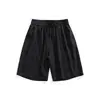 Ropa de Hombre Beijie Verano 2026 Nuevos Pantalones Cortos Casuales con Cordón para Hombre Pantalones de Playa para Exteriores Pantalones de Trabajo Holgados de Cinco Puntos