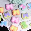 Lazo de Colores Caramelo Contrastantes de Doble Cara Agujero Recto Cuentas Sueltas Cadena para Teléfono Llavero Cadena para Bolso Accesorios de Joyería para DIY
