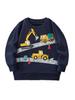 Ropa para Niños 2025 Primavera y Otoño Nueva Sudadera de Moda Algodón Manga Larga Camiseta para Niños Pequeños y Medianos Moda Infantil Casual Venta al Mayoreo Ropa Infantil