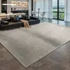 Tapete Sala de Estar Luxo Leve Alta Qualidade Sem Lavagem Limpável Cinza Minimalismo Italiano Capacho Impermeável à Prova de Manchas Tapete para Casa