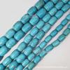 8x 12x 16 10x 14mm cuentas cilíndricas turquesa azul cuentas sueltas cuentas de cintura de pino verde y blanco Hilo para manualidades ropa joyería con cuentas
