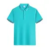 Ropa de trabajo camiseta manga corta personalizada verano grupo de empresa viaje publicidad cultura camisa POLO cuello solapa utilería impresión LOGO