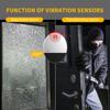 Alarma Vibratoria para Puertas y Ventanas Meinoe Viaje Hotel Apartamento Protección de Seguridad Sensor de Vibración Alarma Antirrobo