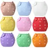 Fraldas de Pano para Bebê Fralda de Bolso Reutilizável Fraldas de Pano Laváveis Ajustáveis Roupas Fraldas Super Absorventes Fraldas Coloridas Confortáveis para Bebês Recém-Nascidos Meninos Meninas 3-15 kg