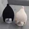 Sombreros de Punto Cálidos con Protección para las Orejas de Estilo Coreano para Otoño e Invierno para Niños y Niñas, Gorros de Lana Versátiles a Prueba de Viento para Bebé