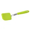 Utensilios de cocina mango de acero inoxidable pala para freír de silicona suministros de cocina pala para saltear pala de cocina mini pala de silicona