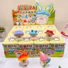 Nueva Caja Ciega de Figura de Bosque de Hongos con Forma de Gato, Figura Mini Linda de Alto Valor, Decoración de Escritorio, Juguete de Moda, Regalo
