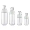 Botellas dosificadoras de tipo pulsador, envases portátiles tamaño viaje, frascos pequeños para muestras, botellas con atomizador hidratante, botellas de loción al vacío y botellas con atomizador de alcohol