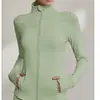 Chaqueta Deportiva de Otoño para Mujer Cuello Alto Cremallera Adelgazante Ropa de Yoga Correr Ciclismo Ropa de Fitness Top de Entrenamiento Profesional