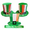 Fiesta de San Patricio Irlandesa Sombrero de Copa Verde Sombrero de Copa de Trébol Correa para el Hombro Correa de Certiquette Gafas de Ventana traje