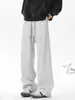Pantalones casuales para hombre que combinan con todo, pantalones casuales rectos holgados, leggings de moda para hombre 2024 que combinan con todo, pantalones para hombre estilo Hong Kong