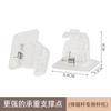 Soporte de Varilla Telescópica Tipo Adhesivo Sin Perforaciones Barra de Cortina Asiento Fijo Barra Transversal Varilla para Cortina de Puerta Gancho Clip Colgante Accesorios