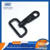 Acessórios de hardware para bagagem atacado gancho preto eletroforético fivela de gancho multi-especificação liga de zinco meia polegada gancho de cauda de cachorro denier fivela de gancho