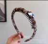 Diadema de Leopardo para el Cabello Ondulado Mao Mao para Mujer, Nueva Colección Otoño e Invierno, Sello para Lavar el Cabello en la Parte Superior del Cráneo, Diadema Elegante para Acabado del Flequillo Roto
