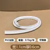 Tira de Borde Suave de PVC Autoadhesivo Pu Estilo Francés para Decoración de Puertas con Arco Curvo Borde de Pared de Fondo Estilo Europeo Línea de Yeso