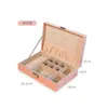 Caja de Joyería de PU de Doble Capa de Gran Capacidad Caja Portátil de Cuero para Guardar Joyas Caja para Joyería de Collares, Anillos, Relojes