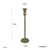 Candelabro de hierro forjado Portavelas retro europeo Portavelas de Amazon Decoración de boda Soporte para velas Cena a la luz de las velas