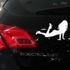 Off-Road E-família adesivos de carro reflexivo personalidade moda perna sexy beleza adesivos de carro carro beleza adesivos