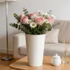 Cubo de Flores de Hierro, Recipiente para Arreglos de Flores Secas de Floristería, Tubo Despertador para Flores Frescas, Cubo de Flores de Hierro Forjado, Adorno de Decoración Floral para el Hogar al por Mayor