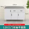 Gabinetes de Cocina, Lavabos Domésticos de Acero Inoxidable, Gabinetes para Estufa, Gabinetes de Almacenamiento de Ensamblaje Sencillo, Gabinetes Integrados de Madera Maciza para Alquiler
