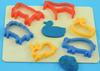 Cortador de resorte de animales, frutas y verduras para niños, creativo, bricolaje, jardín de infantes, hecho a mano, material plástico, molde de plastilina