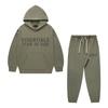 Ropa Infantil de Xinjiang Marca de Tendencia Europea y Americana Niebla Pequeño, Mediano y Grande Infantil Algodón Terry 340g Conjuntos para Niños y Niñas