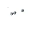 Cuentas redondas geométricas de plata tailandesa S925 de 8-10 mm con patrón, hechas a mano, accesorios de joyería DIY, venta al por mayor, T0328