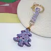 Llavero de Árbol de Navidad de Arcilla Suave al por Mayor con Diamantes, Lindo Colgante Personalizado para Bolso, Llavero de Coche, Accesorios Coloridos