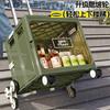 Carrinho de Compras Dobrável Selecionado Cuidadosamente, Carrinho de Acampamento para Piquenique ao Ar Livre, Entrega Expressa, Carrinho de Compras Dobrável de Grande Capacidade, Trolley