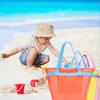 Amazon Nueva Bolsa de Playa para Exterior Infantil Bolsa de Almacenamiento de Juguetes para Ropa de Playa Infantil Portátil Playa Gran Capacidad Bolsa de Malla
