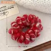 Corda de Telefone de Pelúcia e Faixa de Cabelo Outono e Inverno para Meninas, Corda de Rabo de Cavalo de Alta Elasticidade Que Não Danifica o Cabelo, Faixa de Cabeça Durável
