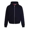Moletom com capuz xadrez minimalista retrô americano para homens e mulheres, jaqueta cardigã versátil casual solta da nova coleção de outono, marca tendência